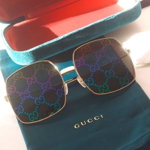 Gucci monogram sunglasses